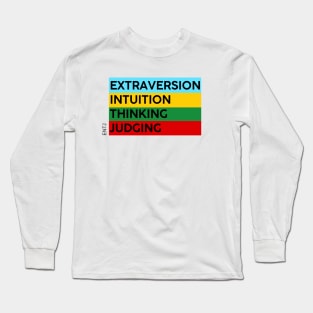 ENTJ - MBTI 16 personalities test Long Sleeve T-Shirt